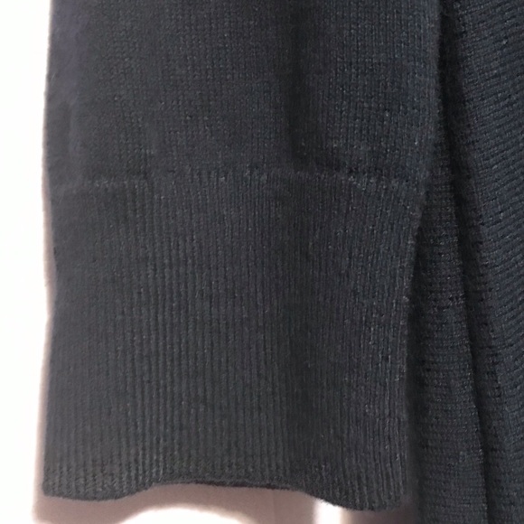 J CREW ALICE NECK TIE NAVY BLUE LIGHTWEIGHT KNIT DRESS SIZE LARGE - Picture 3 of 8